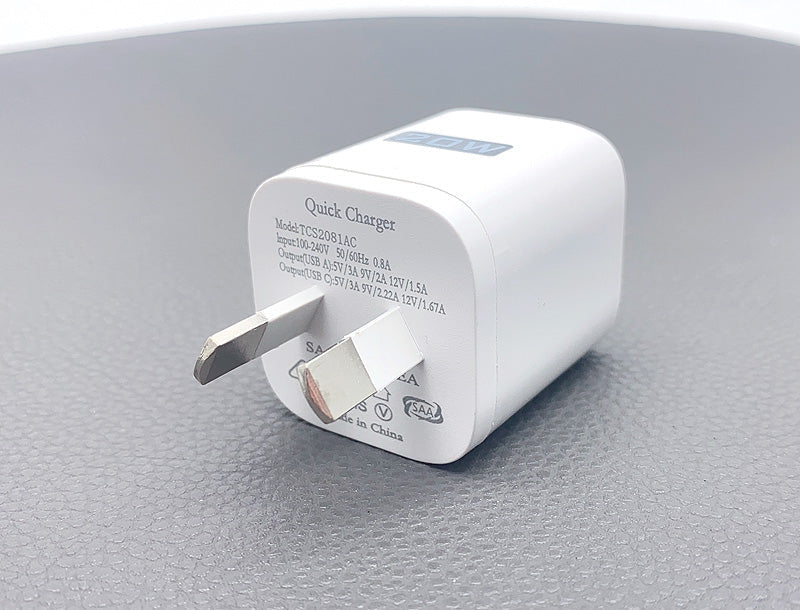 Mobigo PD 20W wall charger TCS2081AC