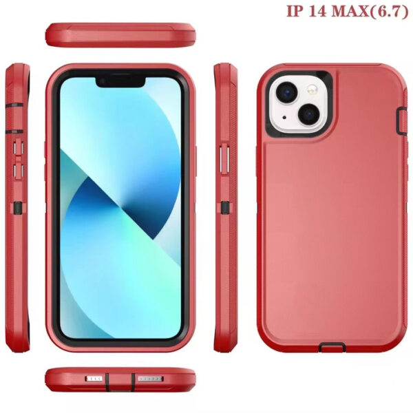 Case for iPhone 17 Pro 6.3 Adventure heavy duty 2 in 1 belt clip