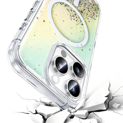 Case for iPhone 18 Pro max /17 Pro max 6.9 Crystal Glitter MagFit
