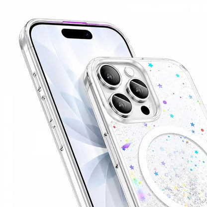 Case for iPhone 18 Pro max /17 Pro max 6.9 Crystal Glitter MagFit