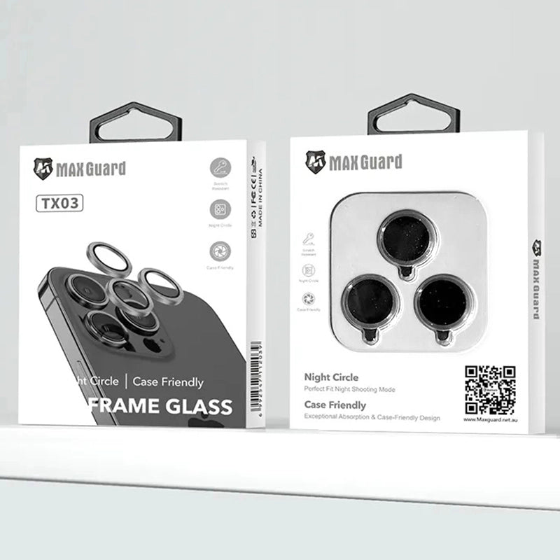 Alloy glass lens film camera screen protector for iPhone TX03