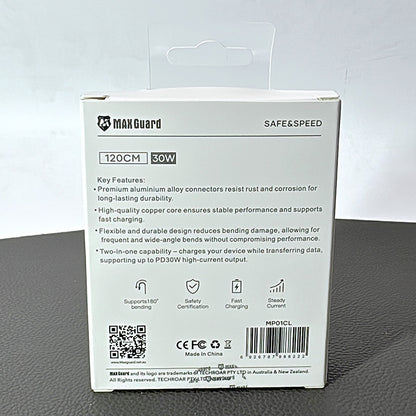 Maxguard 1.2m 30W Type-C to Lightning Cable MP01CL