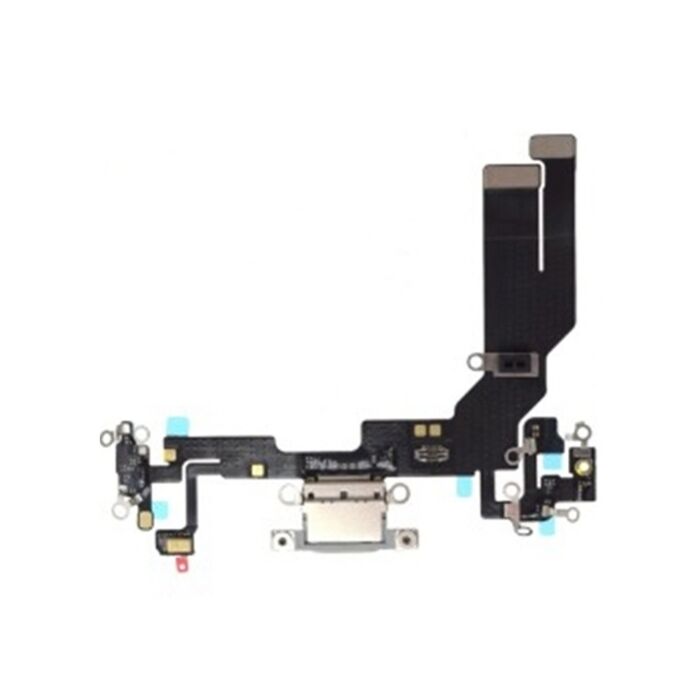 Charging Port Flex for iPhone 16E Black (Pulled)