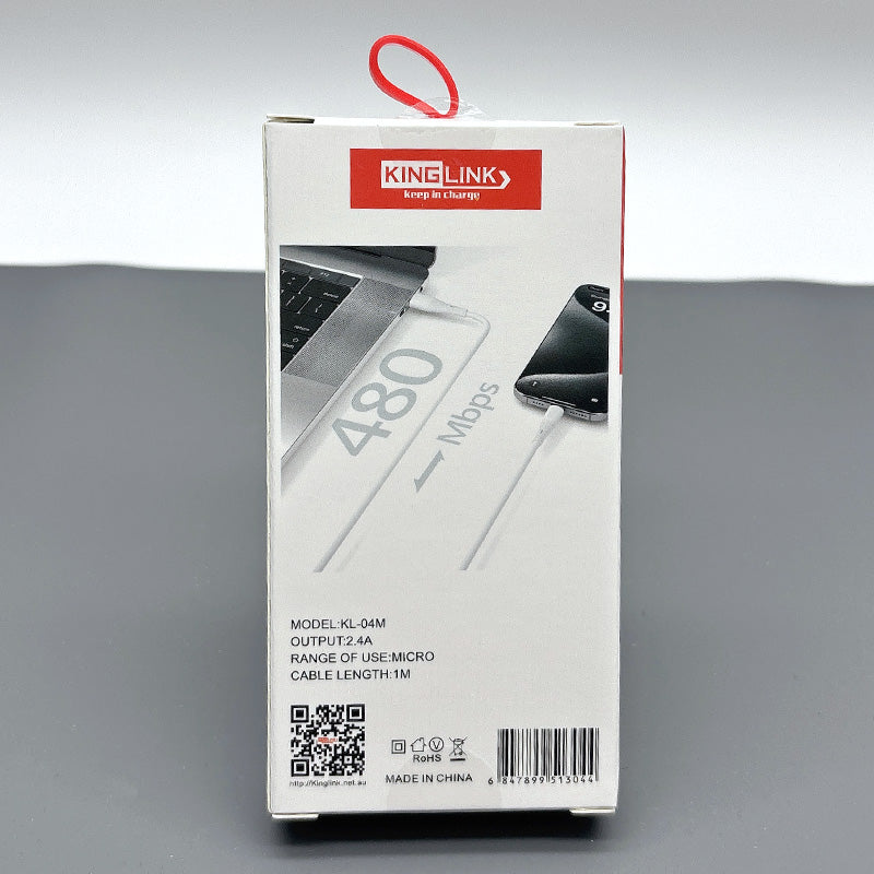 Kinglink 1m USB-A to Micro Cable KL04M