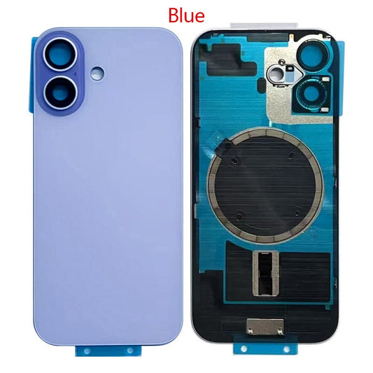 Back Panel with Magnet Blue No Logo for iPhone 17 (Aftermarket Premium)