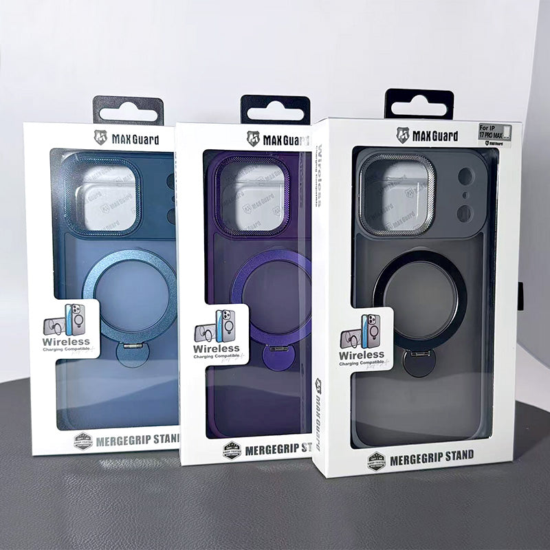 Case for iPhone 17 Air 6.6 Maxguard Mergegrip Stand Magfit