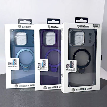 Case for iPhone 17 Air 6.6 Maxguard Mergegrip Stand Magfit