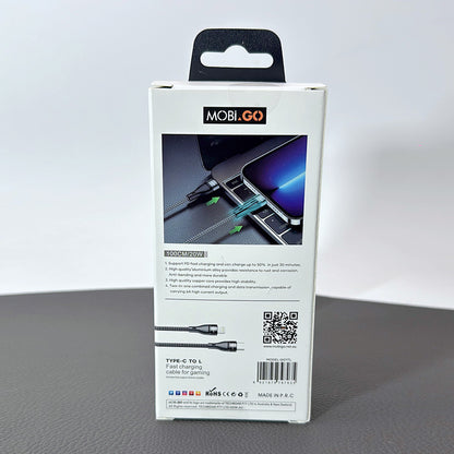 Mobigo 1m 20W Type-C to Lightning cable GO1TL