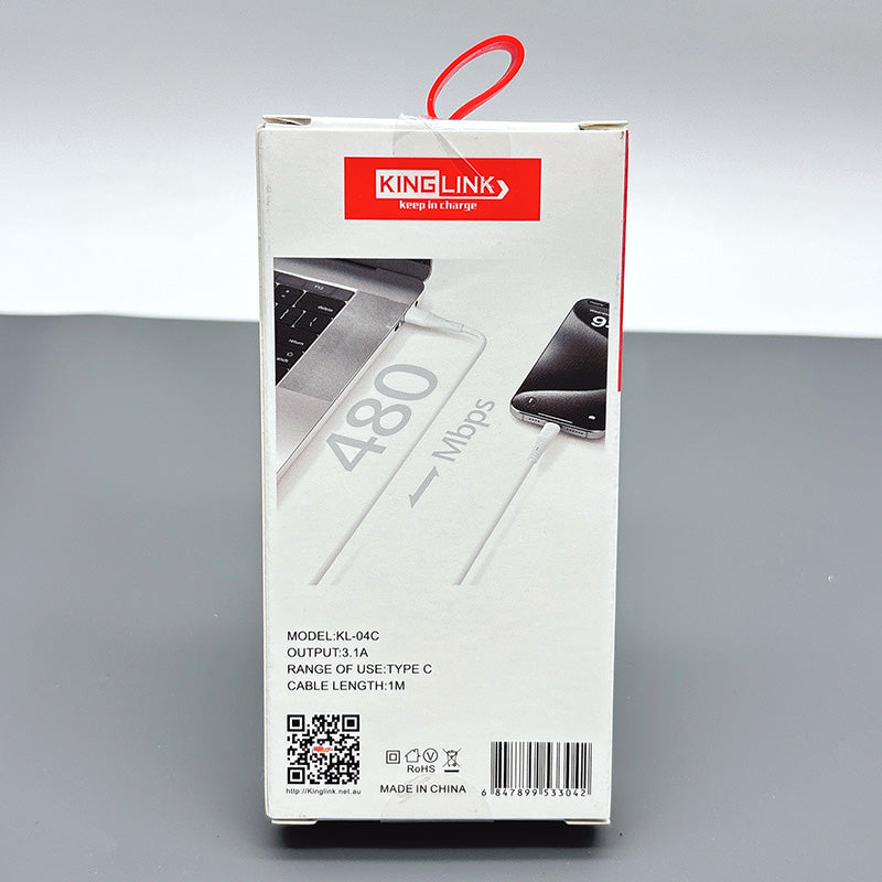 Kinglink 1m USB-A to C Cable KL04C