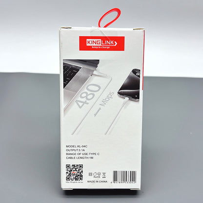 Kinglink 1m USB-A to C Cable KL04C