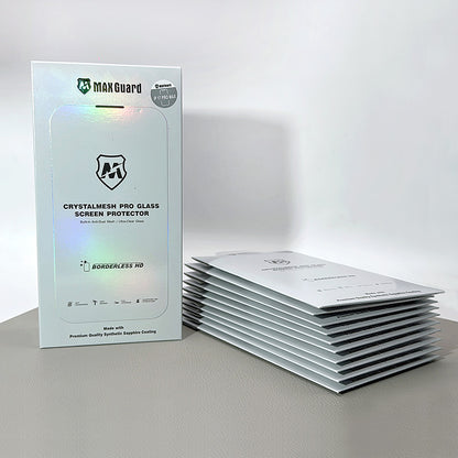 Maxguard Crystalmesh Pro Glass Screen Protector for iPhone (10 pcs/pack)