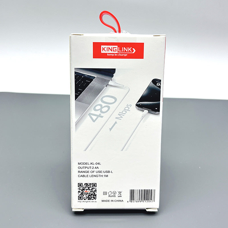 Kinglink 1m 20w USB-A to Lightning Cable KL04L