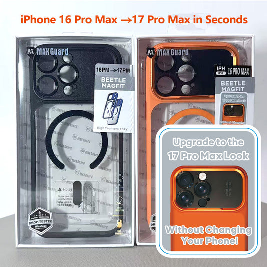 Case for iPhone 16 Pro max 6.7 Beetle MagFit Upgrade to the 17 Pro max Look