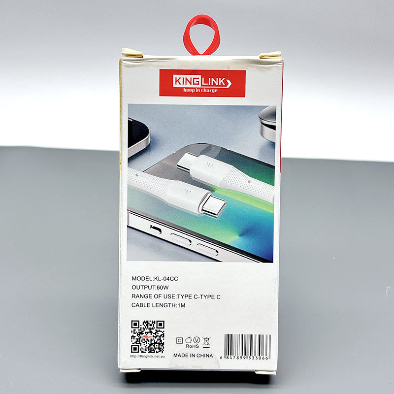 Kinglink 1m 60W Type-C to Type-C Cable KL04CC