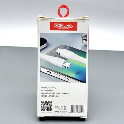 Kinglink 1m 60W Type-C to Type-C Cable KL04CC