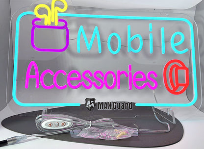 Maxguard Mobile Accessories Neon Sign F01
