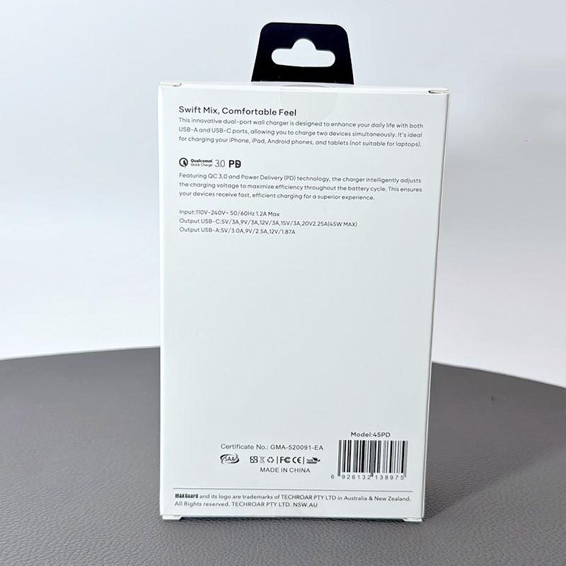 Maxguard PD 45W wall charger 45PD