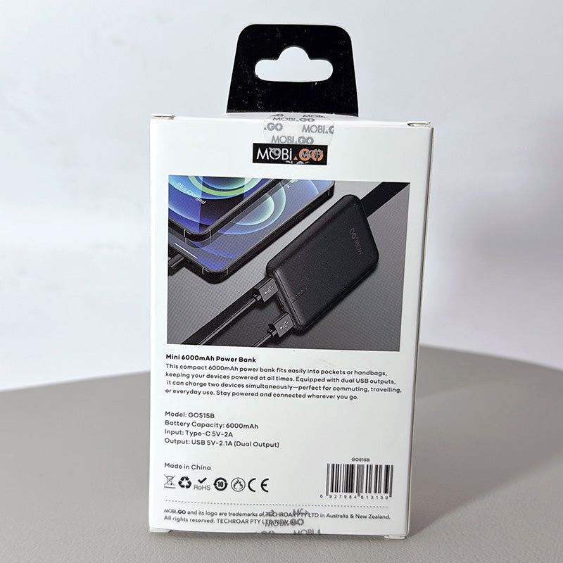 Mobigo 6000 mah Mini Power Bank GO515B