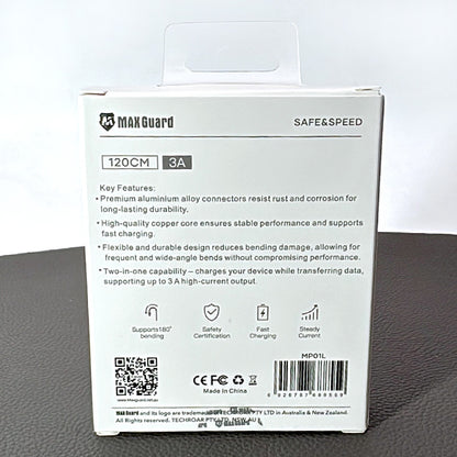 Maxguard 1.2m USB-A to Lightning Cable MP01L