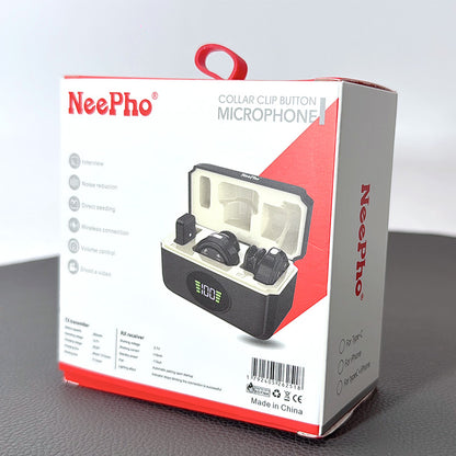NeePho Collar Clip Button Microphone NP58