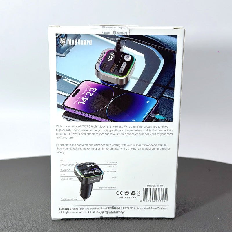 Maxguard PD 30W Bluetooth FM Transmitter CF07
