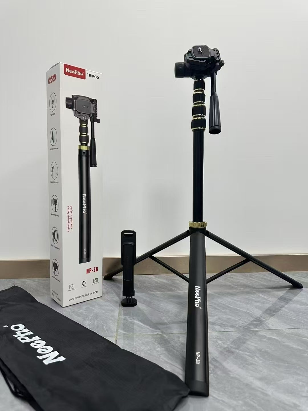 NeePho 220cm Live Broadcast Tripod Phone Holder NPZ8