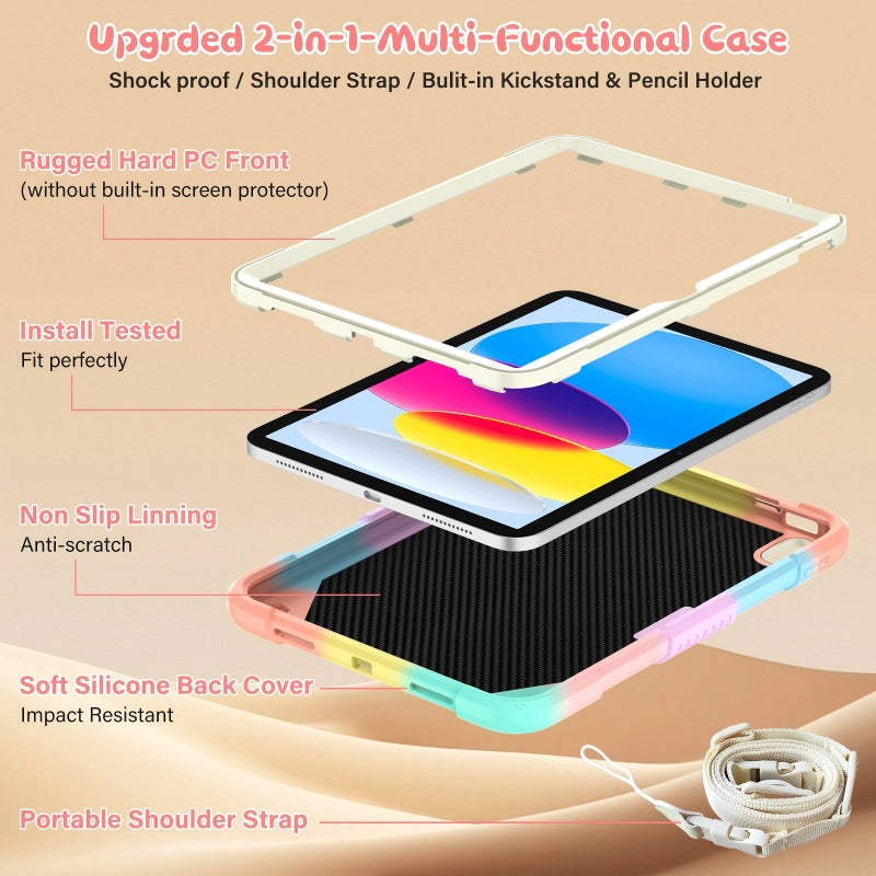iPad new 9.7 /Air 2 / iPad 6 butterfly penslot stand case