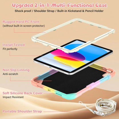Case for iPad A16/10th with butterfly penslot stand
