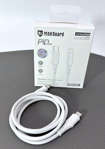 Maxguard 1.2m 30W Type-C to Lightning Cable MP01CL