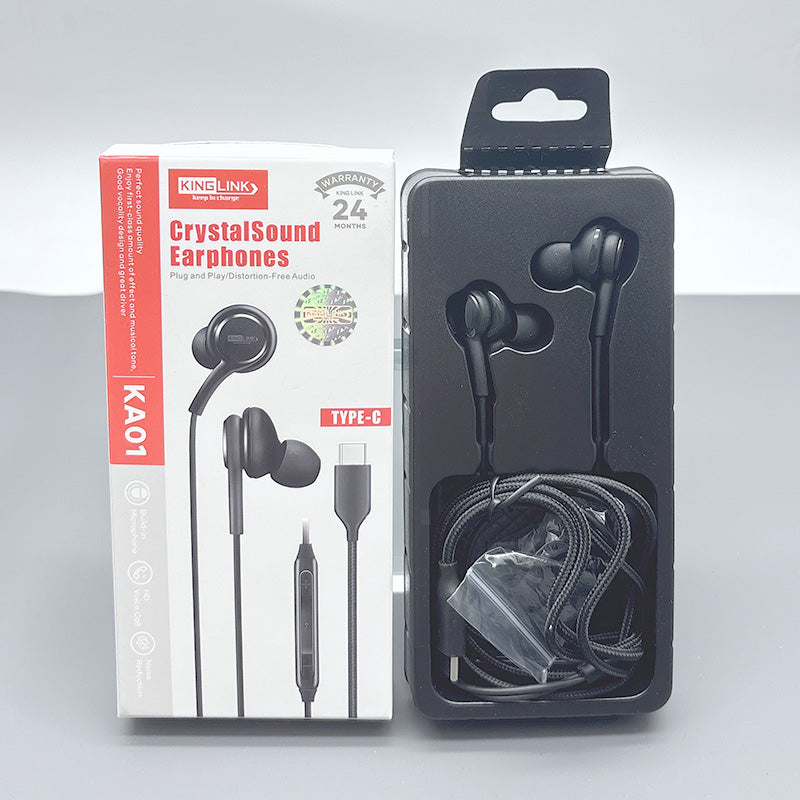 Kinglink Type-C Crystal Sound earphone KA01