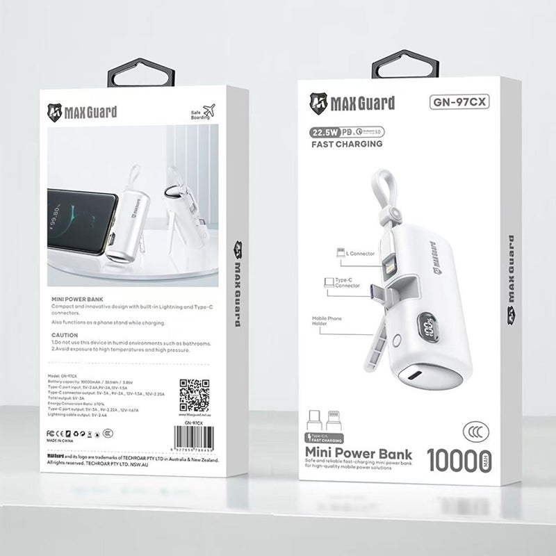 Maxguard PD 22.5W 10000 mah Mini power bank GN97CX (CCC)