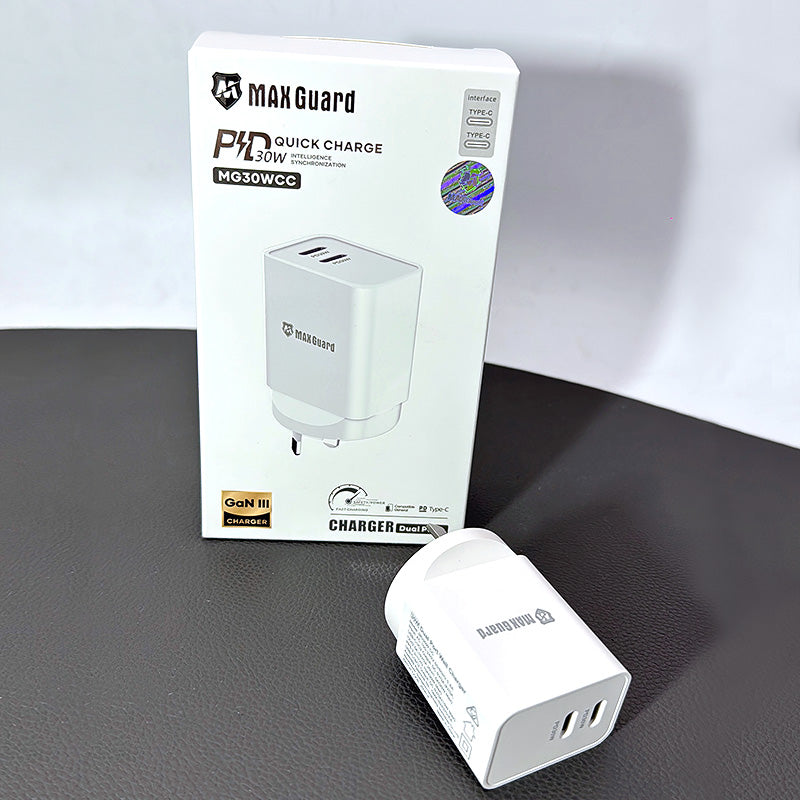Maxguard PD 30W GaN III Wall Charger MG30WCC
