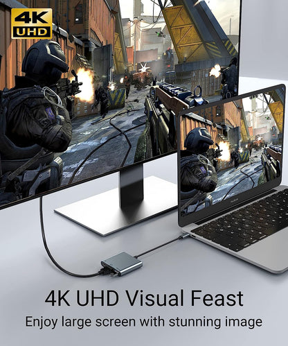 USB 3.1 Type-C 5-in-1 Multiport HUB Adapter