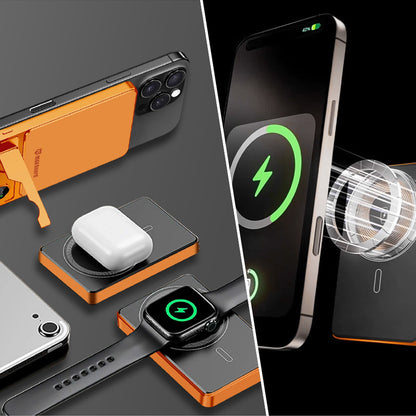 Maxguard (CCC) 10000 mah 3-in-1 Wireless Charging Power Bank F15E