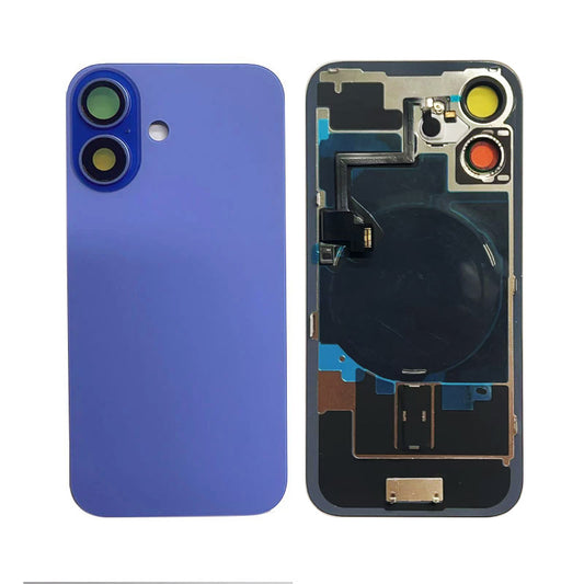 Back Panel with Wireless Charging Flex Purple for iPhone 16 (Best Quality)