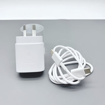 SAM OR PD 25W wall charger with Type-C to C combo EPTA800NBEGGB