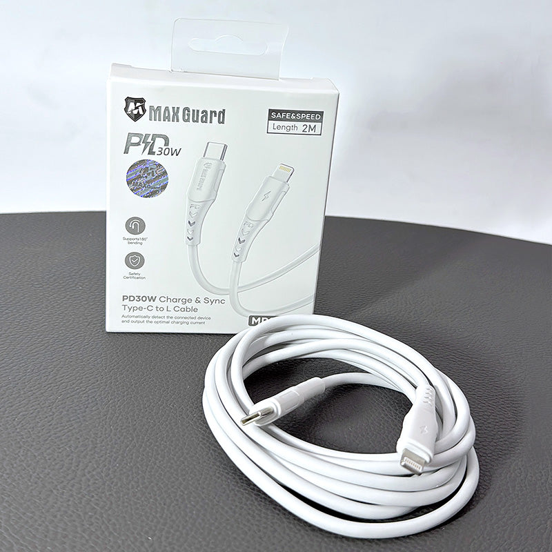 Maxguard 2m 30W Type-C to Lightning Cable MP02CL