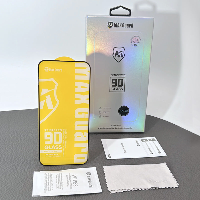 9d glass MaxGuard screen protector for iPhone - View 3