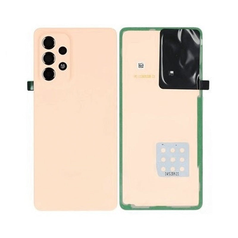 SAMSUNG A33 5G BACK COVER GLASS PEACH (BEST AFTERMARKET)
