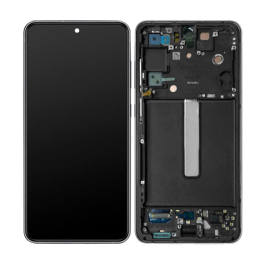 SAMSUNG S21FE 2021 G990 SCREEN BLACK ( AFTERMARKET SOFT OLED)