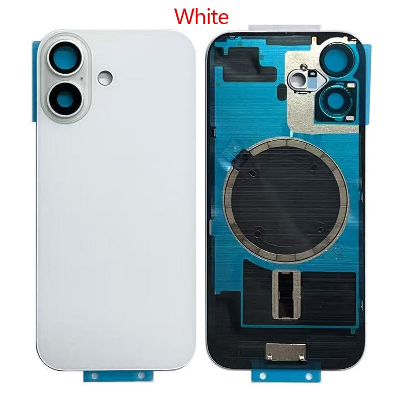 Back Panel with Magnet White No Logo for iPhone 17 (Aftermarket Premium)
