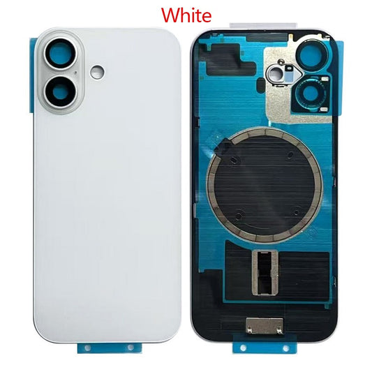 Back Panel with Magnet White No Logo for iPhone 17 (Aftermarket Premium)