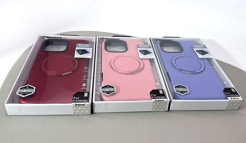Case for Iphone 14 Pro max 6.7 Maxguard Spin Grip MagFit