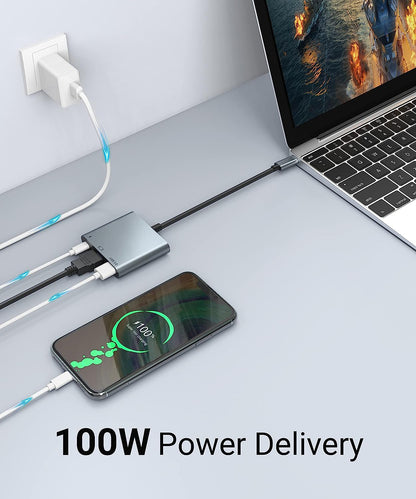 USB 3.1 Type-C 5-in-1 Multiport HUB Adapter