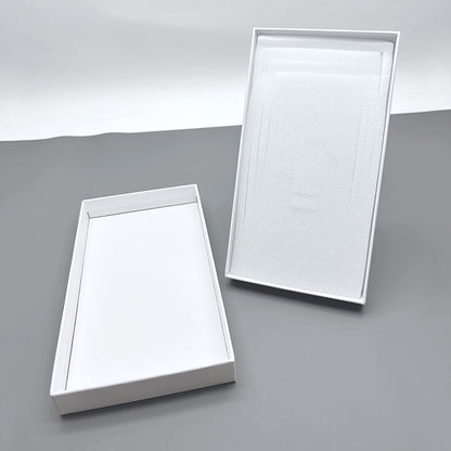 hard white box for used phone with cushion ( phone excluded)