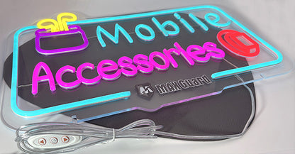 Maxguard Mobile Accessories Neon Sign F01