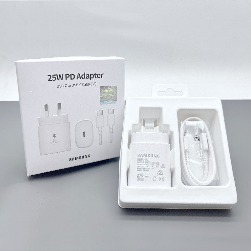 SAM OR PD 25W wall charger with Type-C to C combo EPTA800NBEGGB