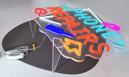 Maxguard Mobile Accessories Neon Sign F03