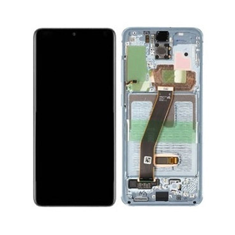 SAMSUNG S20 G980/G981 SCREEN BLUE (BEST SOFT OLED)