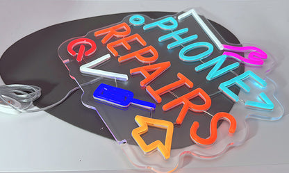 Maxguard Mobile Accessories Neon Sign F03